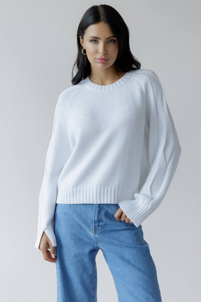 Джемпер Romgil РВ0165-ХЛ2 белый - фото 1