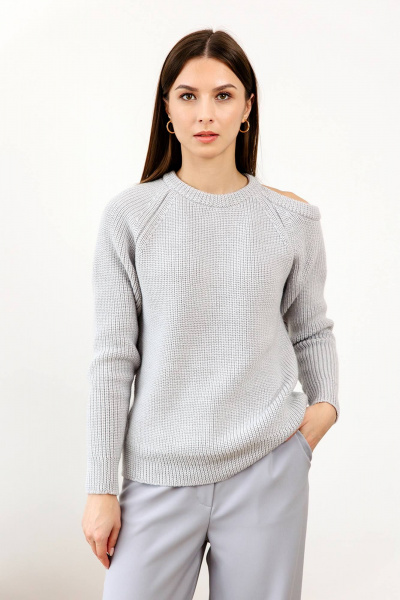 Джемпер Romgil РВ0125-ШЕ5 светло-серый - фото 1