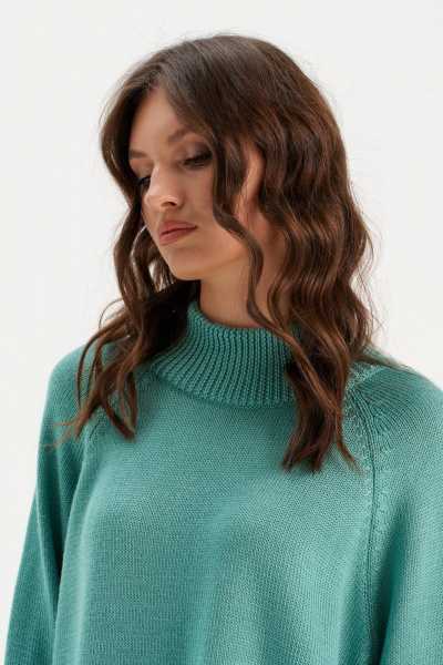 Джемпер Romgil РВ0290-ШЕ5 бирюзовый - фото 4