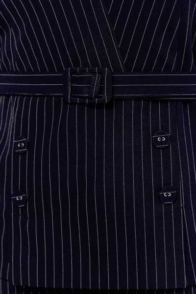 Жакет, юбка Линия Л А-2047 синий - фото 3