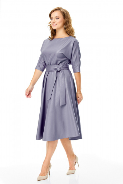 Платье T&N 7624 сталь - фото 4