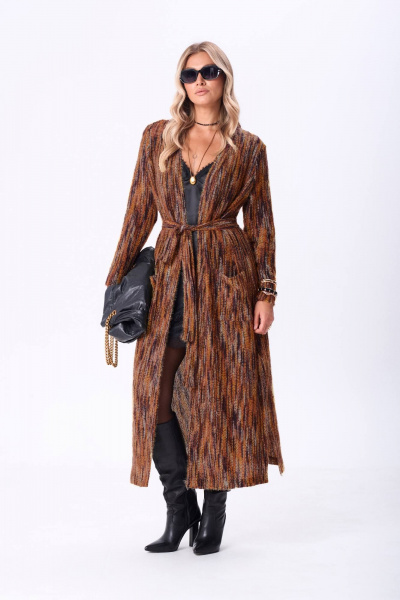 Кардиган Anastasia 1277 бордо - фото 2