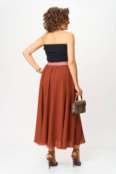Юбка Anastasia 1263 терракот - фото 6