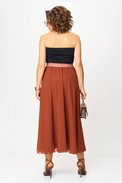 Юбка Anastasia 1263 терракот - фото 2