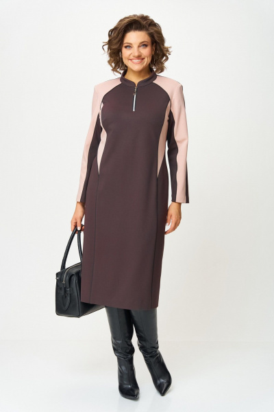 Платье Aira Style 24427  шоколадный - фото 10