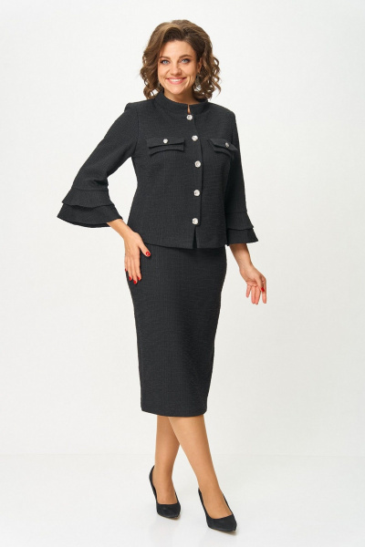 Жакет, юбка Koketka i K 1513 черный - фото 1