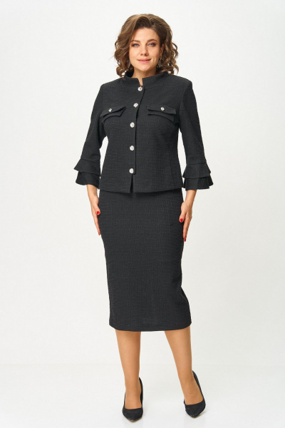 Жакет, юбка Koketka i K 1513 черный - фото 2