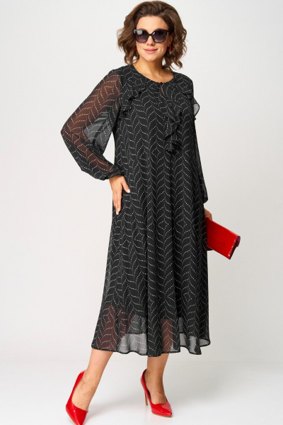 Платье EVA GRANT 7177 бусины - фото 3