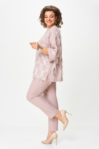 Блуза, брюки Michel chic 1435 пыльная_роза - фото 3