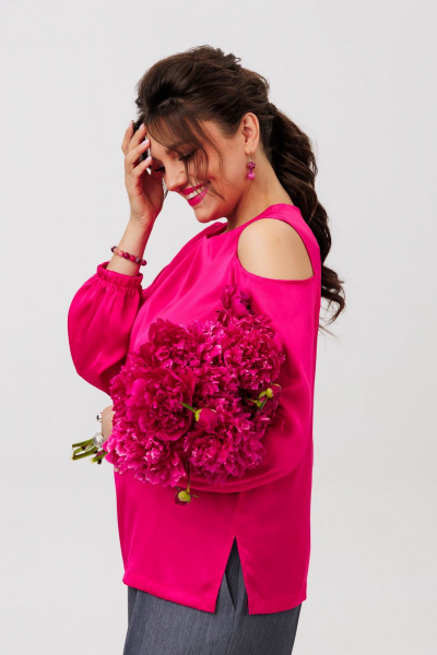 Блуза Anelli 1595 мамина_помада - фото 9