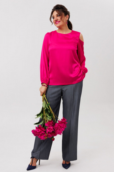 Блуза Anelli 1595 мамина_помада - фото 7