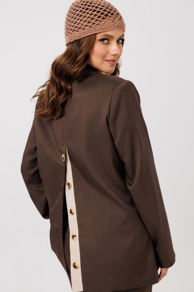 Брюки, жакет Mubliz 190 коричневый - фото 25