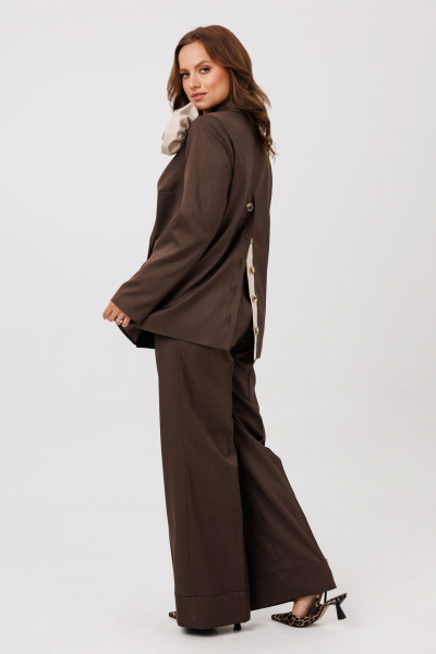 Брюки, жакет Mubliz 190 коричневый - фото 12