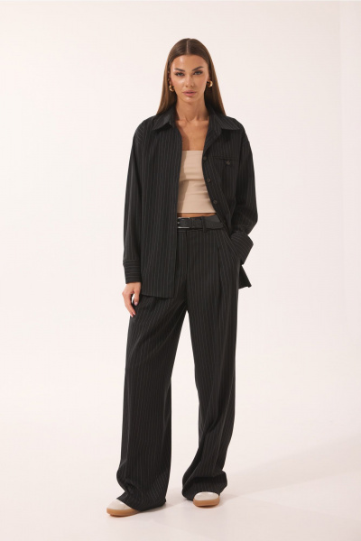 Блуза, брюки N.O.W. 1610 черный - фото 4