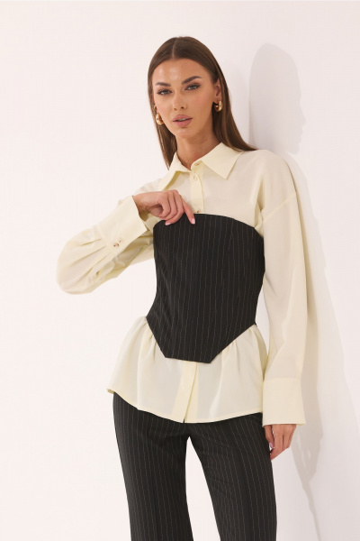 Брюки, корсет N.O.W. 1613 черный - фото 2