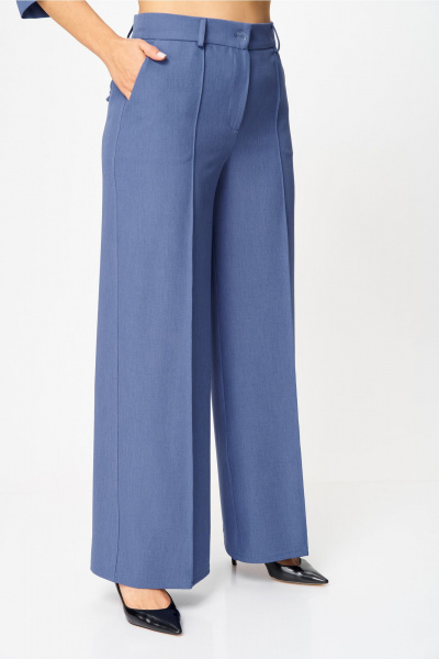 Блуза, брюки Орхидея 1611 джинс - фото 5