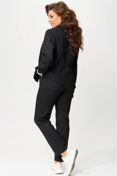 Брюки, джемпер, бомбер Fita 4016 черно-белый - фото 9