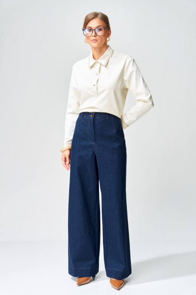 Брюки Gizart 35377 синий - фото 7