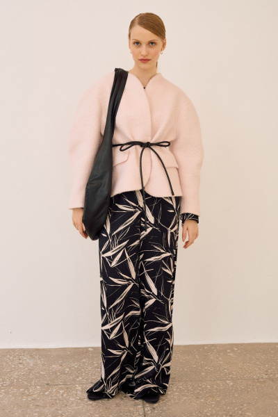 Полупальто Lokka 1717 розовый - фото 4