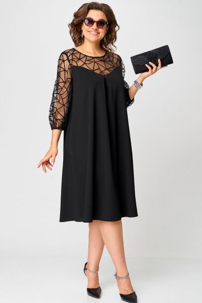Платье EVA GRANT 7279С черный - фото 8