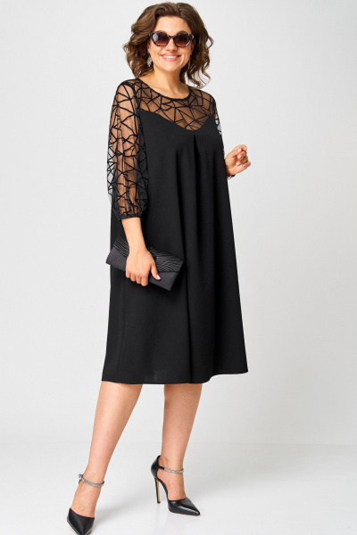 Платье EVA GRANT 7279С черный - фото 3