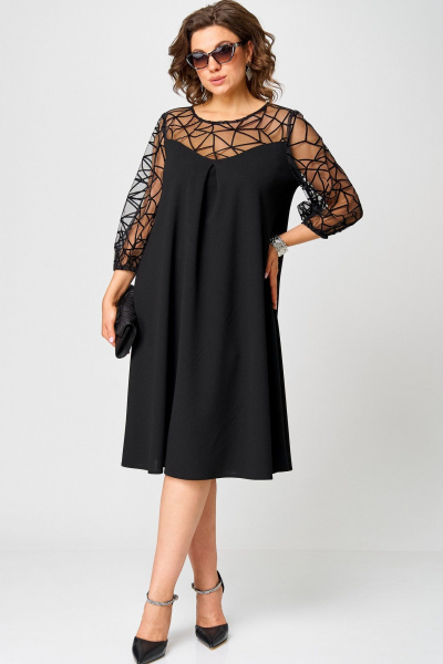 Платье EVA GRANT 7279С черный - фото 1