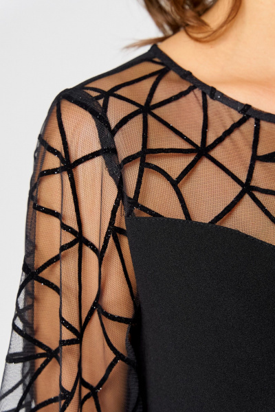 Платье EVA GRANT 7279С черный - фото 14