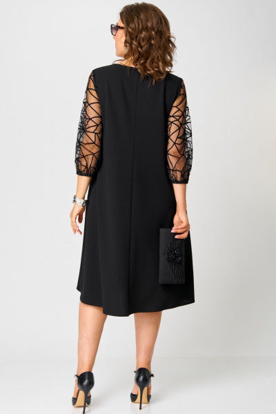Платье EVA GRANT 7279С черный - фото 16