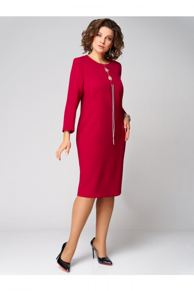 Платье Мишель стиль 1319 винный - фото 9