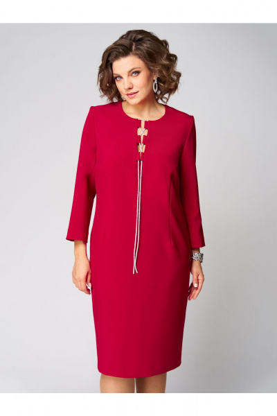 Платье Мишель стиль 1319 винный - фото 5