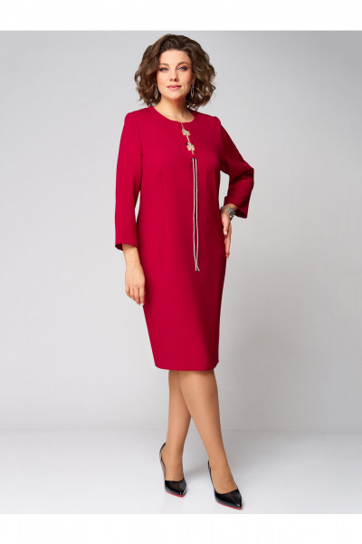 Платье Мишель стиль 1319 винный - фото 1