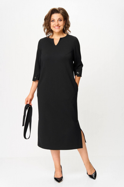 Платье Slaviaelit 555 черный - фото 6
