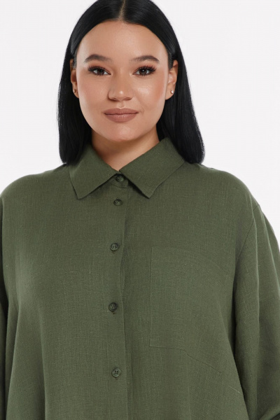 Платье SHLOMO 4-1 зеленый - фото 2