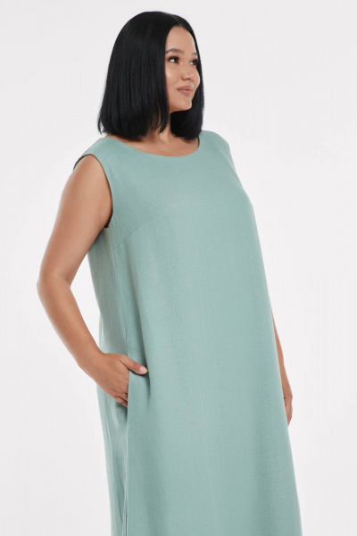 Платье SHLOMO 4-15 бирюзовый - фото 2