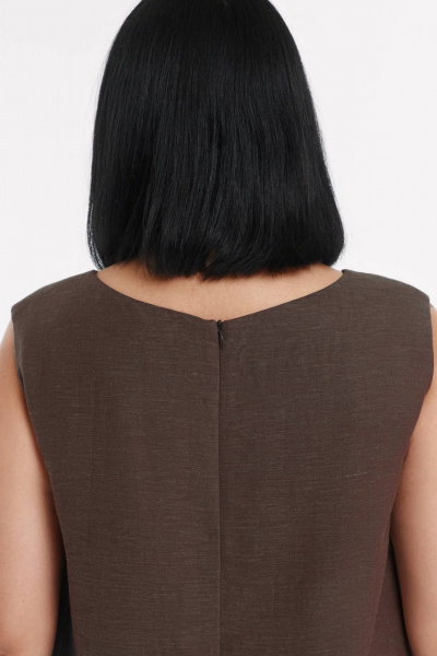 Платье SHLOMO 4-15 коричневый - фото 3