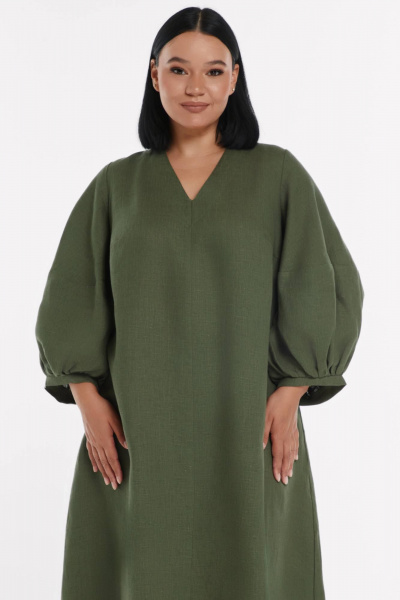 Платье SHLOMO 4-7 зеленый - фото 2