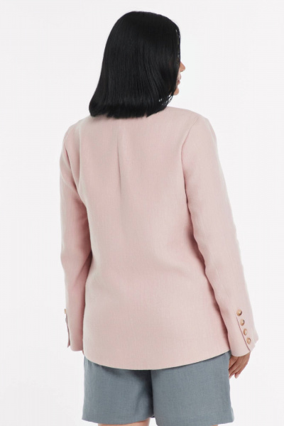 Жакет SHLOMO 6-1 розовый - фото 3