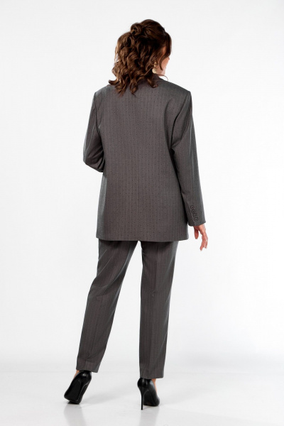 Жакет Ольга Стиль С-965 темно-серый - фото 8