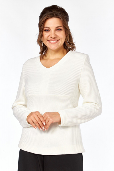 Джемпер Элль-стиль 2410а молочный - фото 4