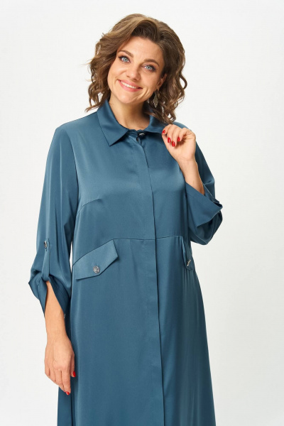 Брюки, туника Koketka i K 1511-1 бирюзовый - фото 5