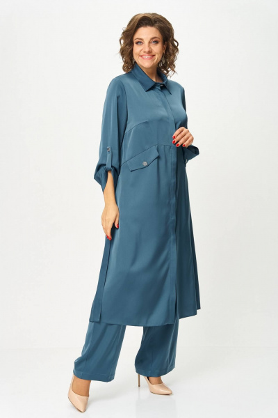 Брюки, туника Koketka i K 1511-1 бирюзовый - фото 2