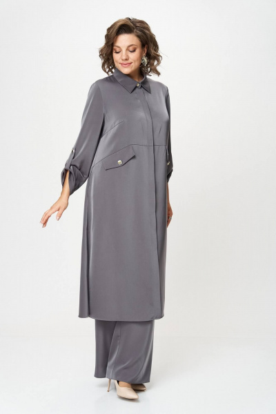 Брюки, туника Koketka i K 1511 серый - фото 8