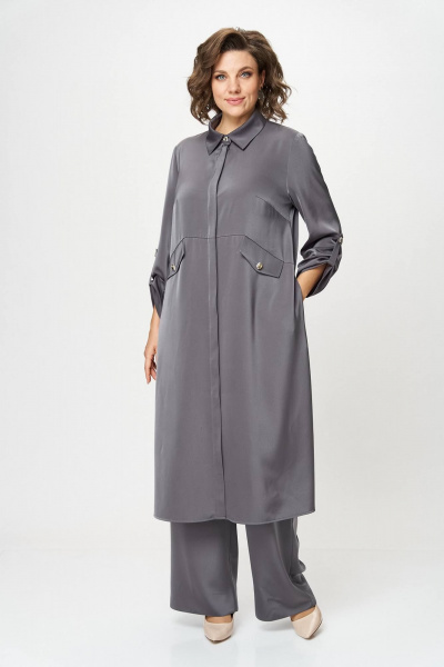 Брюки, туника Koketka i K 1511 серый - фото 7