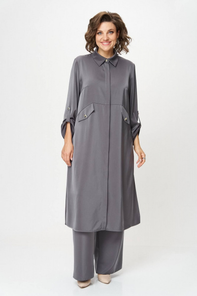 Брюки, туника Koketka i K 1511 серый - фото 1