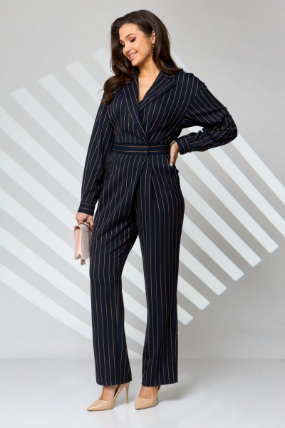 Комбинезон Le Collect 464 темно-синий - фото 8