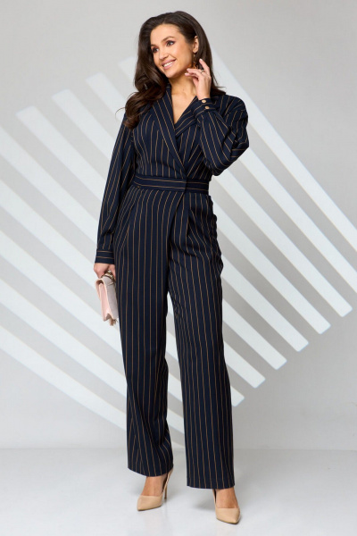 Комбинезон Le Collect 464 темно-синий - фото 7