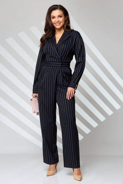 Комбинезон Le Collect 464 темно-синий - фото 6