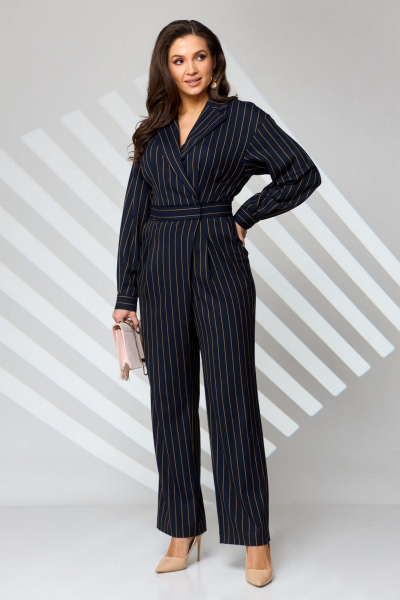 Комбинезон Le Collect 464 темно-синий - фото 4