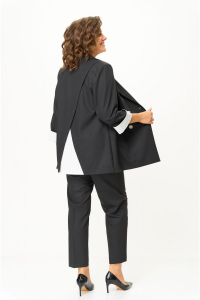 Брюки, жакет VIA-Mod 655 черный - фото 5