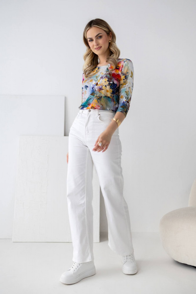 Блуза Nika.PL 010127 желтый_цветок - фото 4